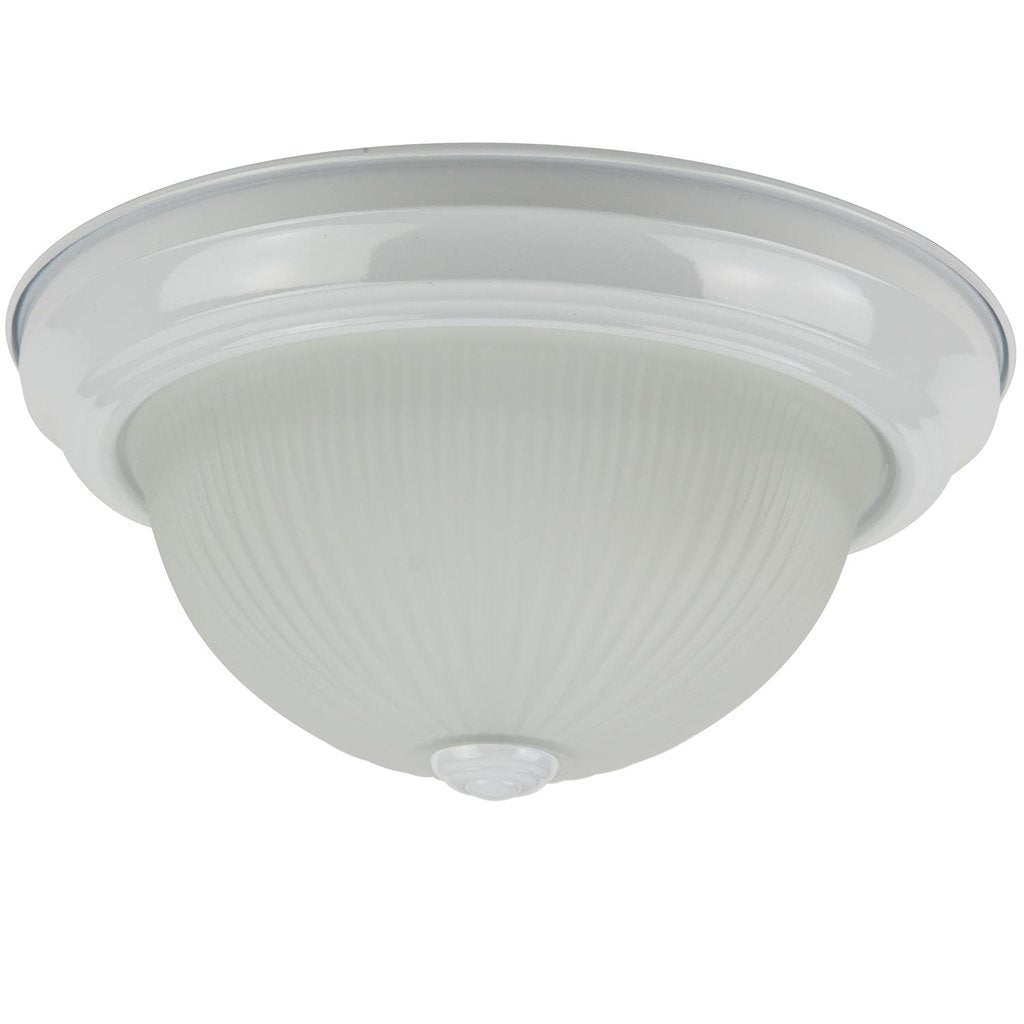 Sunlite 04578-SU Fixture 11" Decorative Dome Ceiling Smooth White