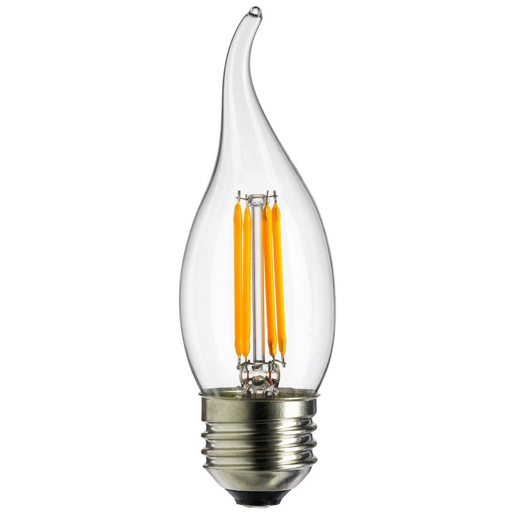 Sunlite 80449 2PK 4W Clear White Light Bulb