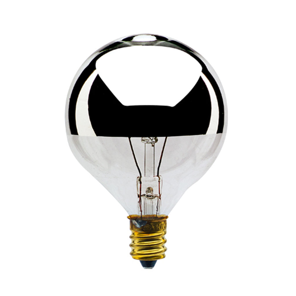 Bulbrite 861211 (712312) 25W G16.5 Warm White Incandescent Light Bulb