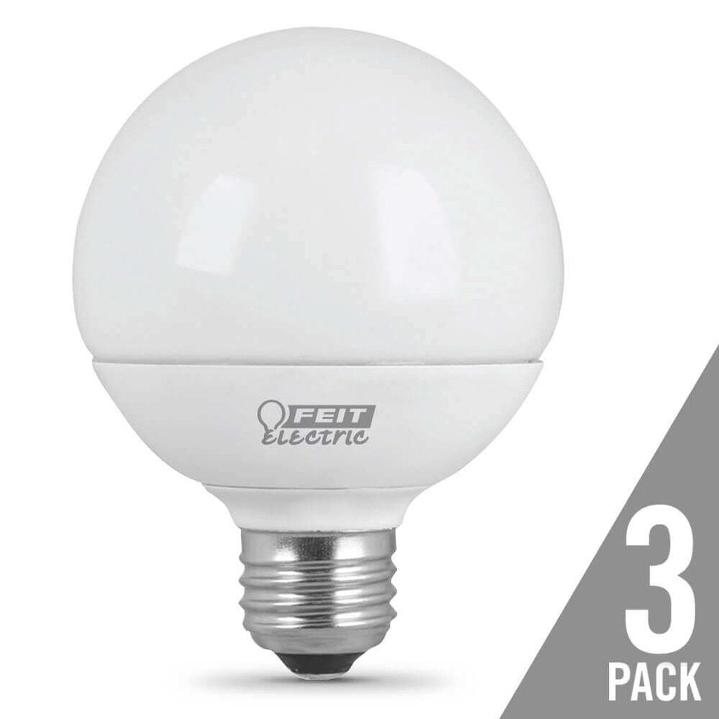Feit Electric G2540/10KLED/3 5W G25 White LED Light Bulb