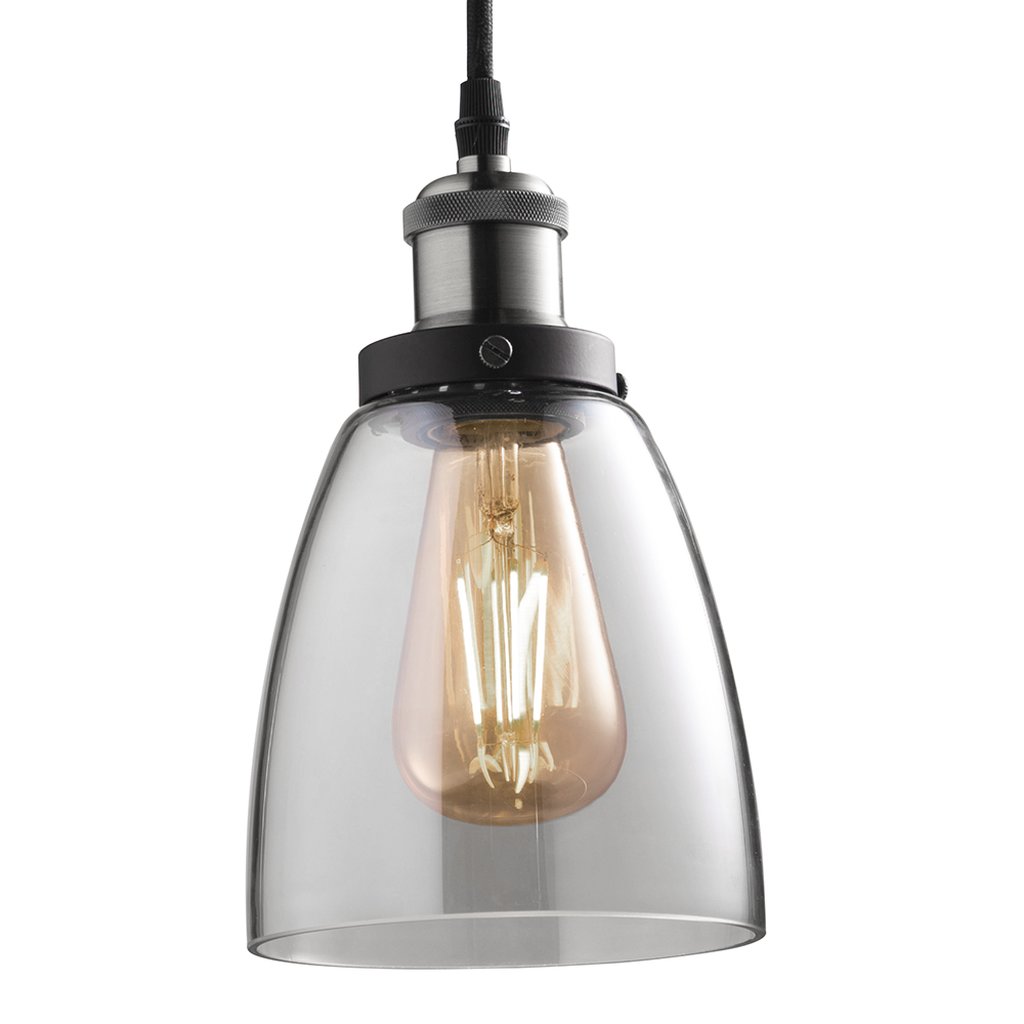 Feit Electric PN6CG/NK/ST19LED Fixture LED Vintage Pendant 5.7" Shade