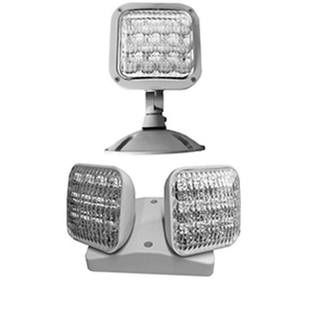 MLED2-W LED Fixture indoor Double Remote Lamp White Finish 12 1.5W