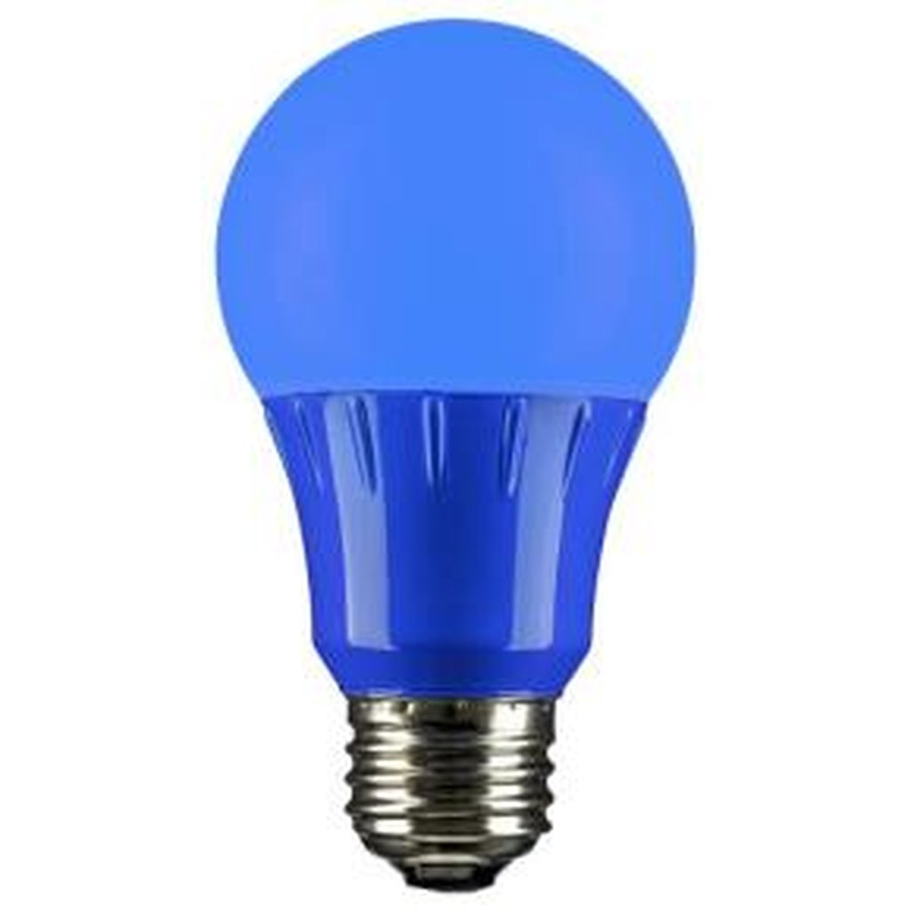 Sunlite 80145-SU 3W A19 Blue LED Light Bulb