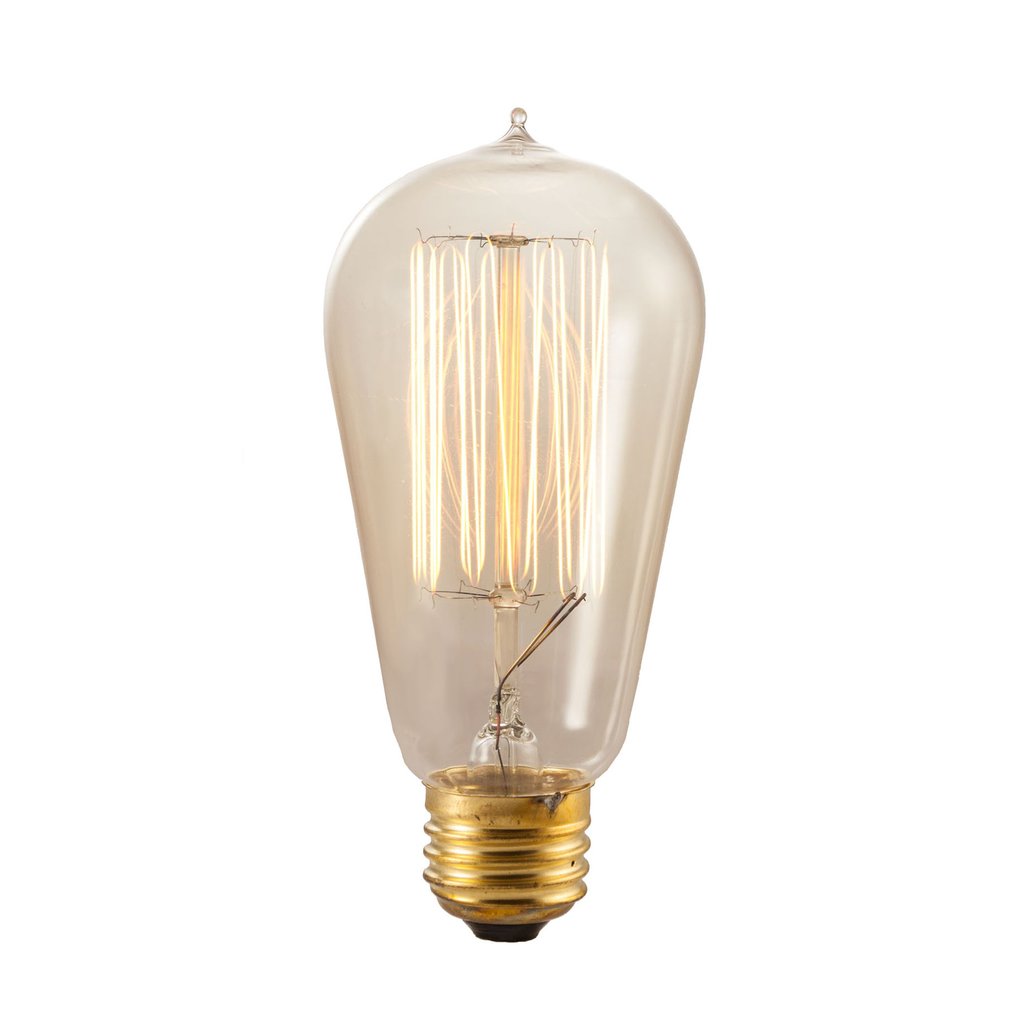 Bulbrite 861231 (136019) 60W ST18 Amber Incandescent Light Bulb