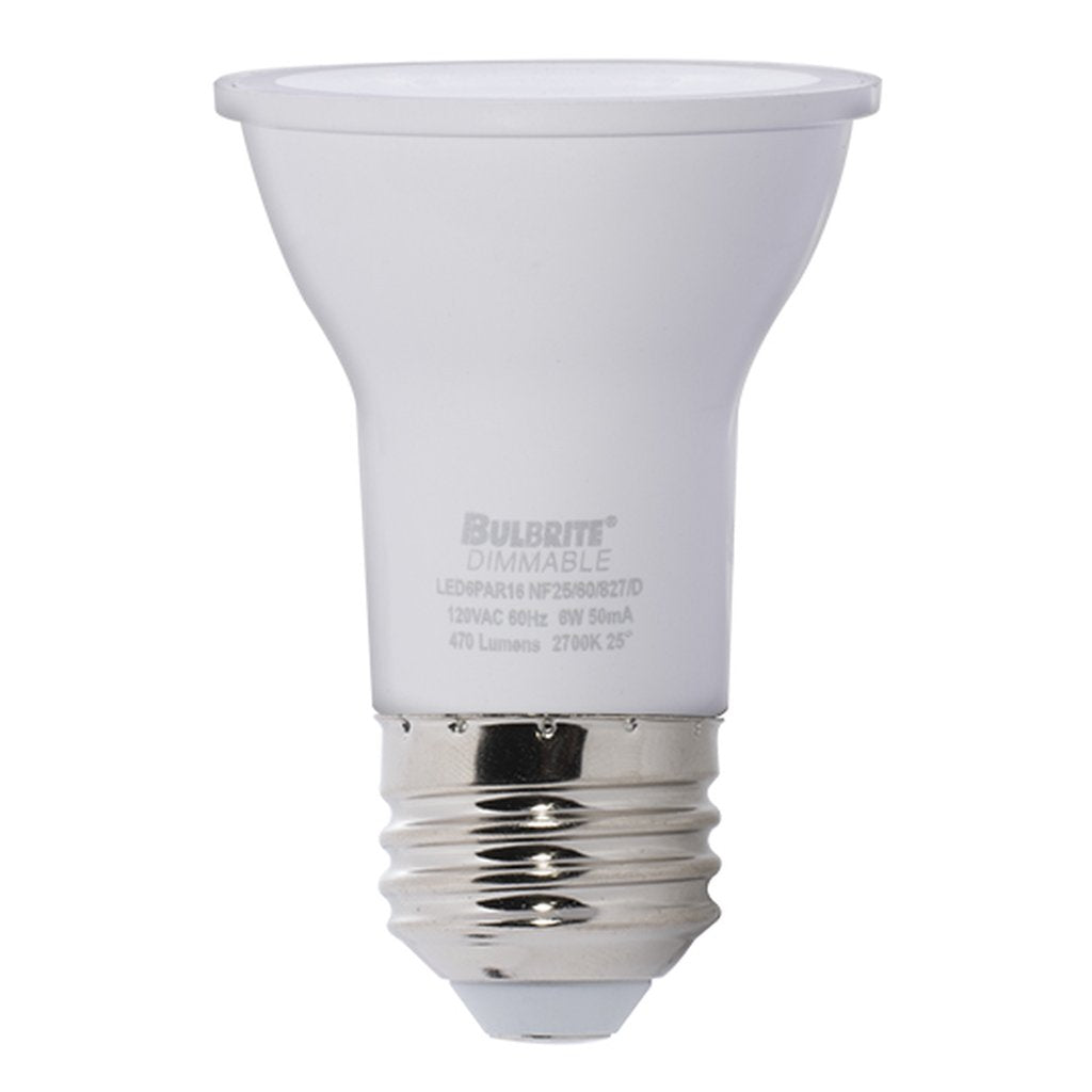 4 pack - Bulbrite 862812 6.5W PAR16 Soft White LED Light Bulb