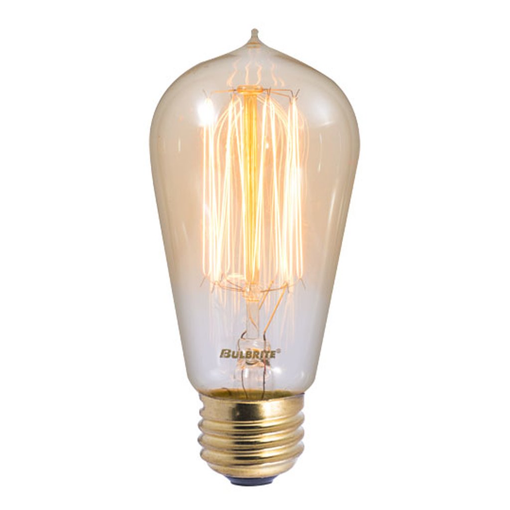 Bulbrite 861058 (134019) 40W ST18 Amber Incandescent Light Bulb