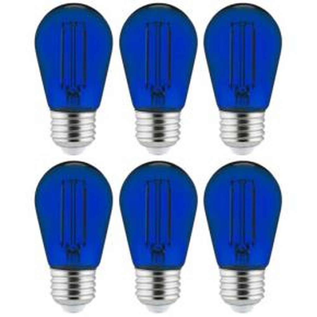 Sunlite 40972-SU 2W S14 Blue LED Light Bulb