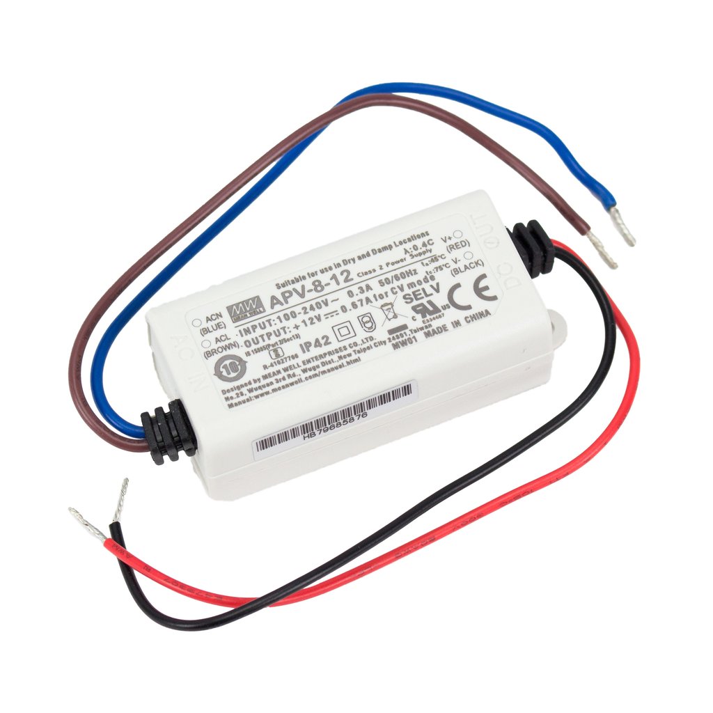 American Lighting LED-DR8-12 CV 12VDC DRIVER 8W 100-240V INP cURus