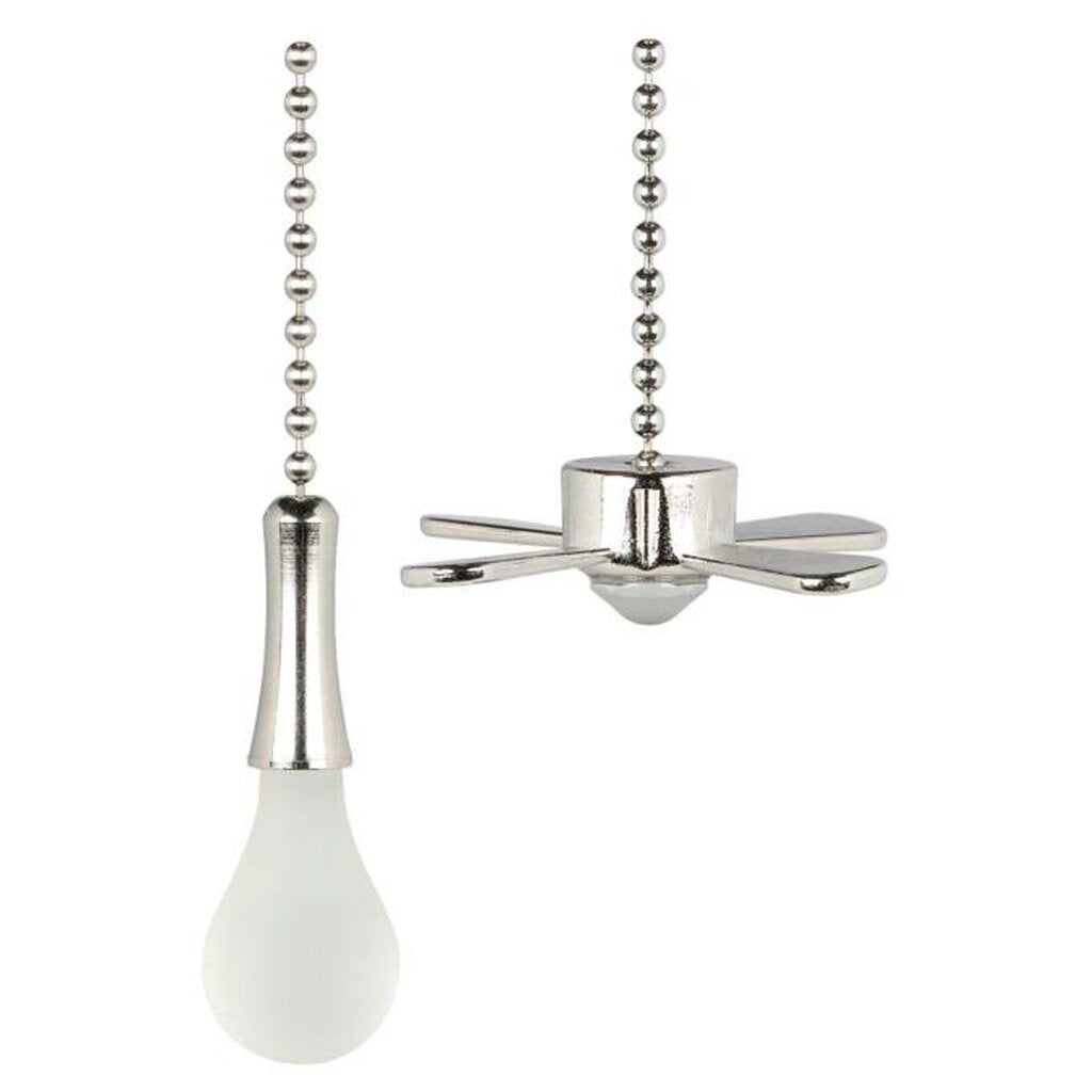 Westinghouse 7713500 Frosted Glass Fan and Bulb Brushed Nickel Finish