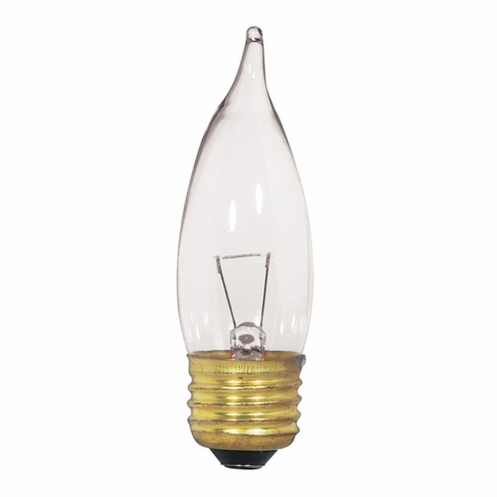 Satco S3869 - 12 Volt 25W CA10 Warm White Incandescent Light Bulb