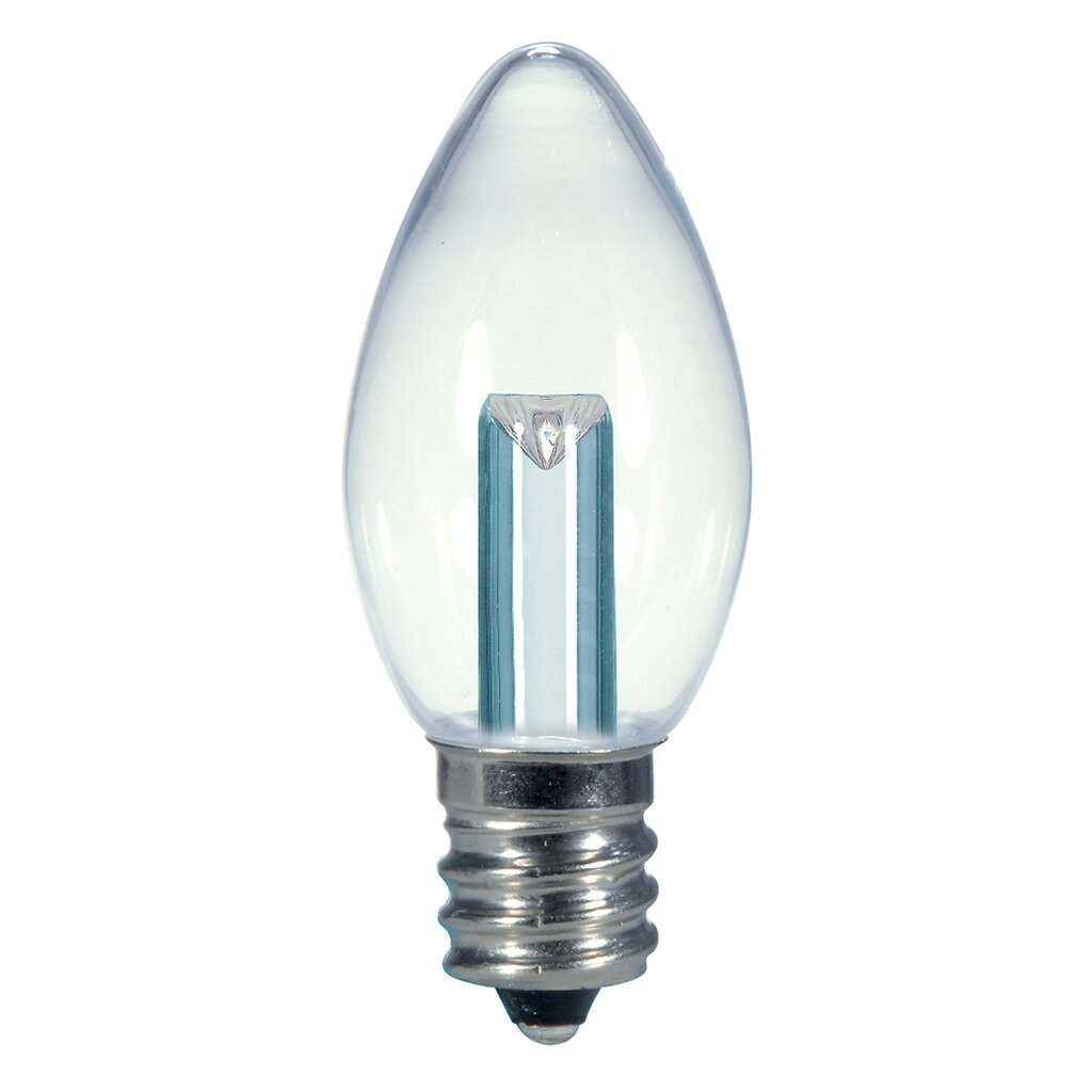 Satco S9156 0.5W C7 LED Light Bulb