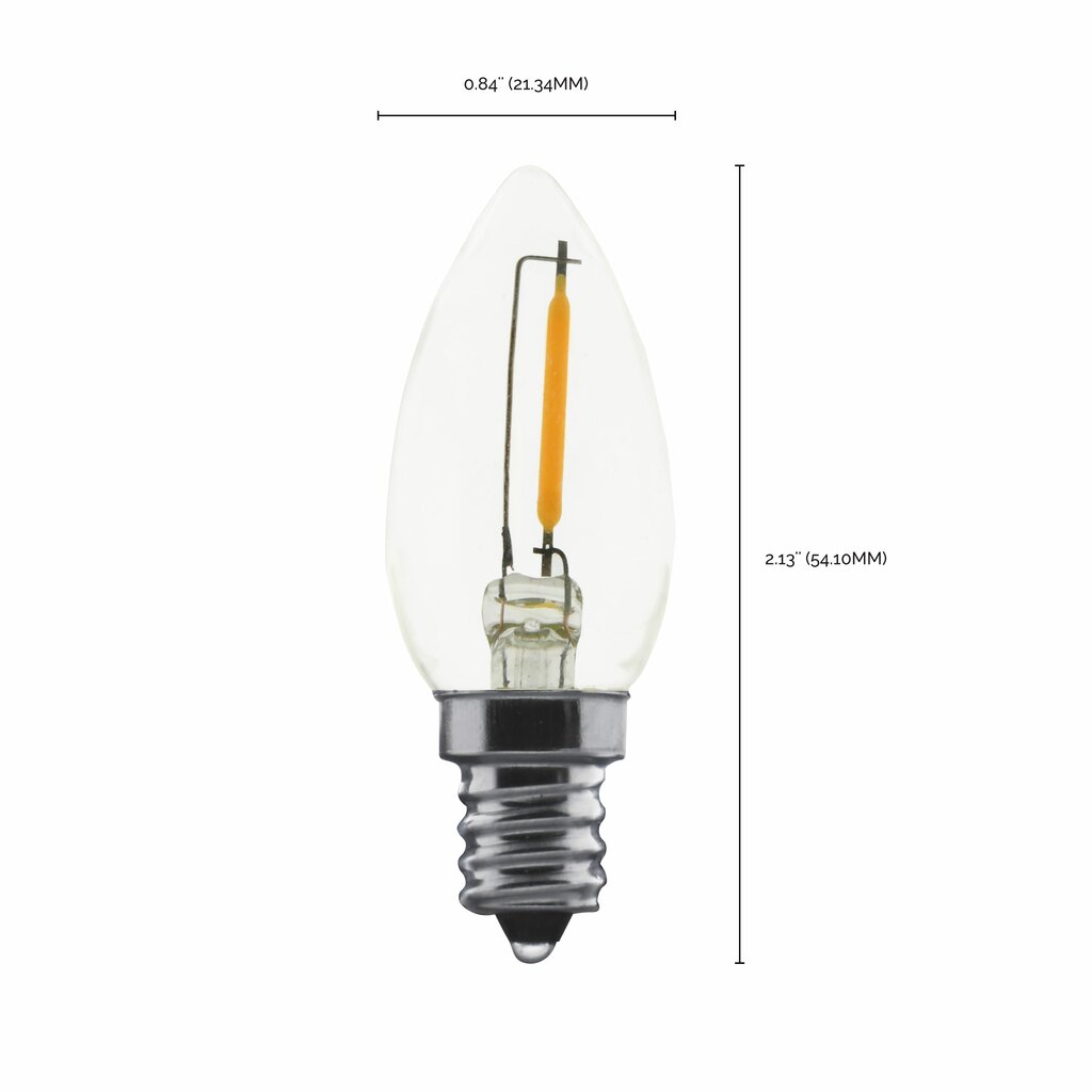 Satco S11308 0.7W C7 LED Light Bulb
