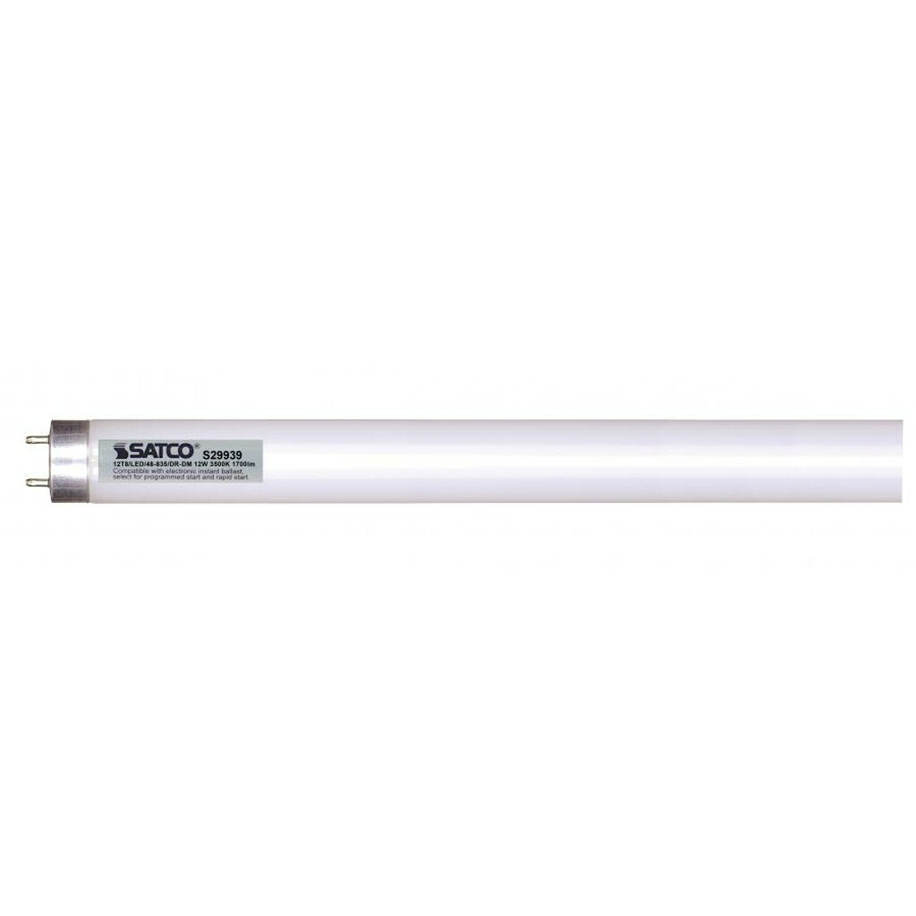 Satco S29939 12W T8 3500K LED Light Bulb