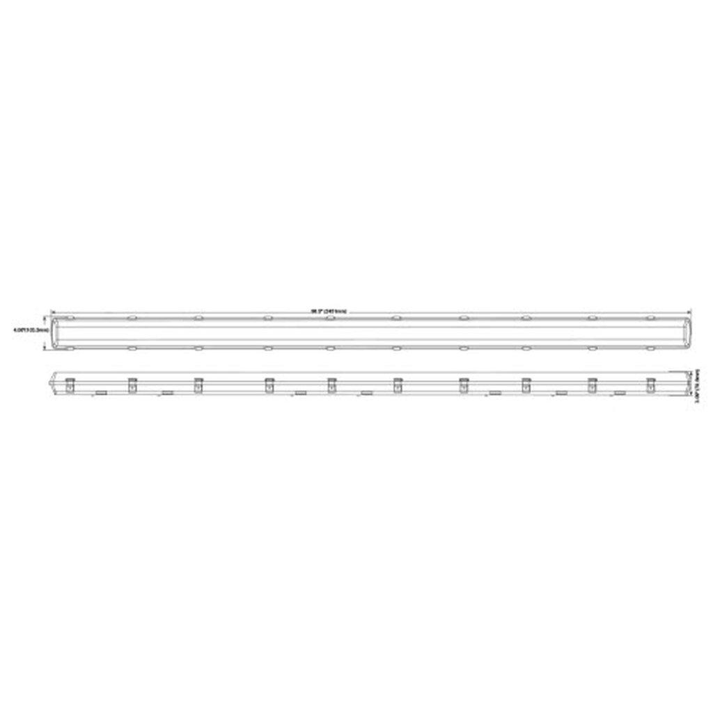 TCP VTF8UZDA140K 65W LED Dimmable Fixture Wet Location Strip