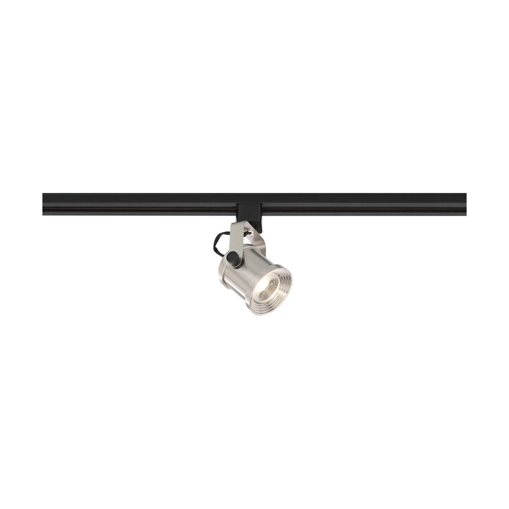 Satco TH493 12W LED Track Head Fixture Forged Brushed Nickel; 36 deg.