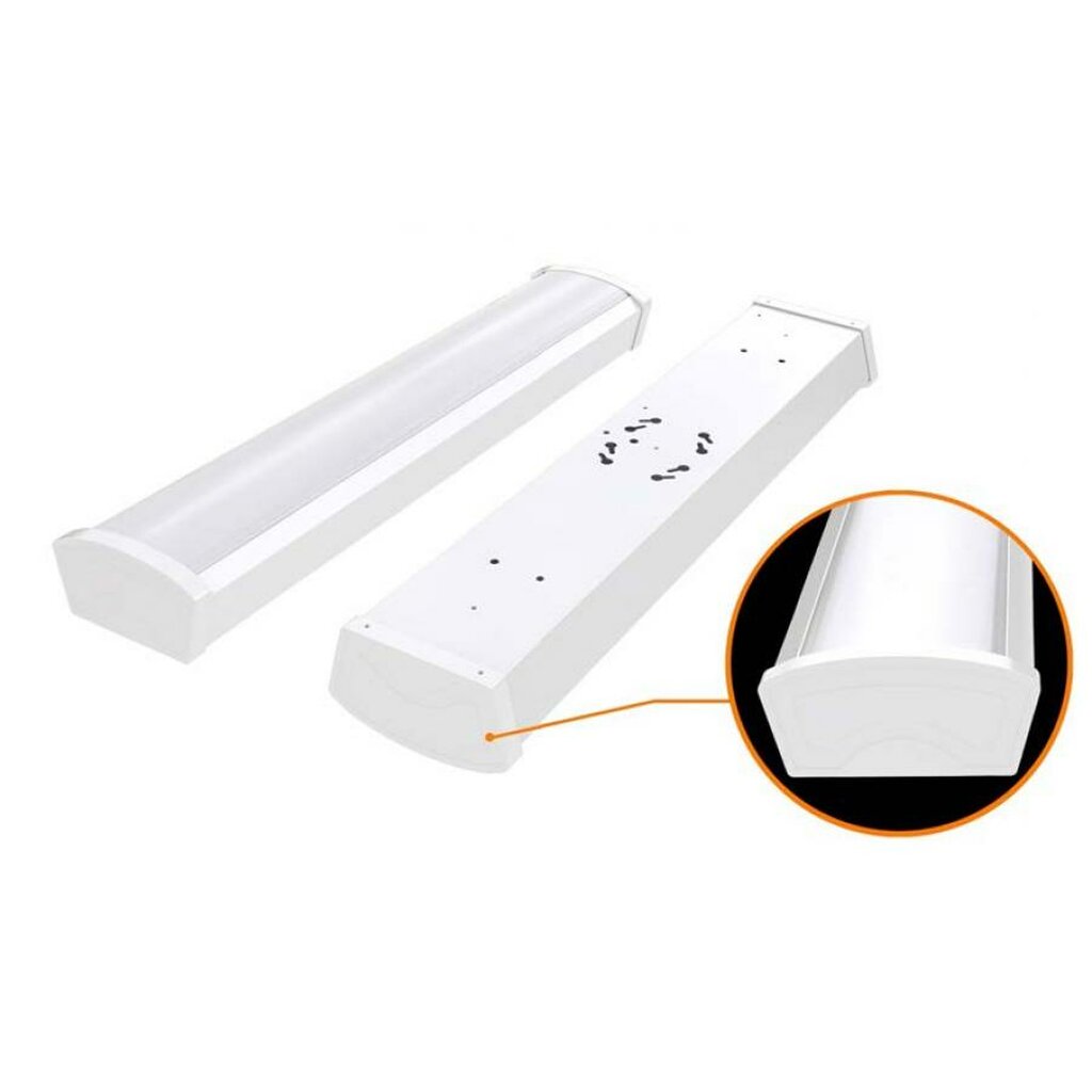 Satco 65-1081 20W LED Ceiling Wrap Fixture 2 ft.; 4000K; White Finish;