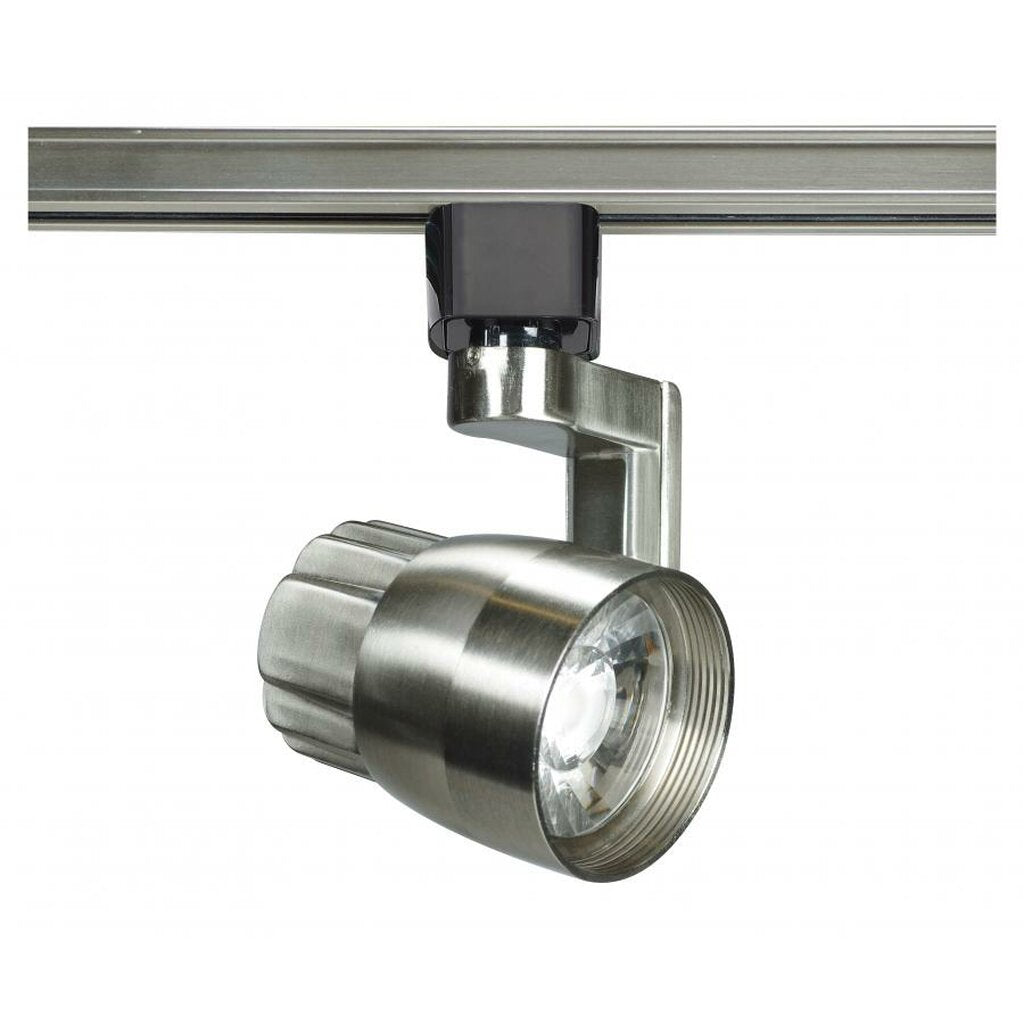 Satco TH427 12W LED Track Head Fixture 1 Light - Angle arm Brushed