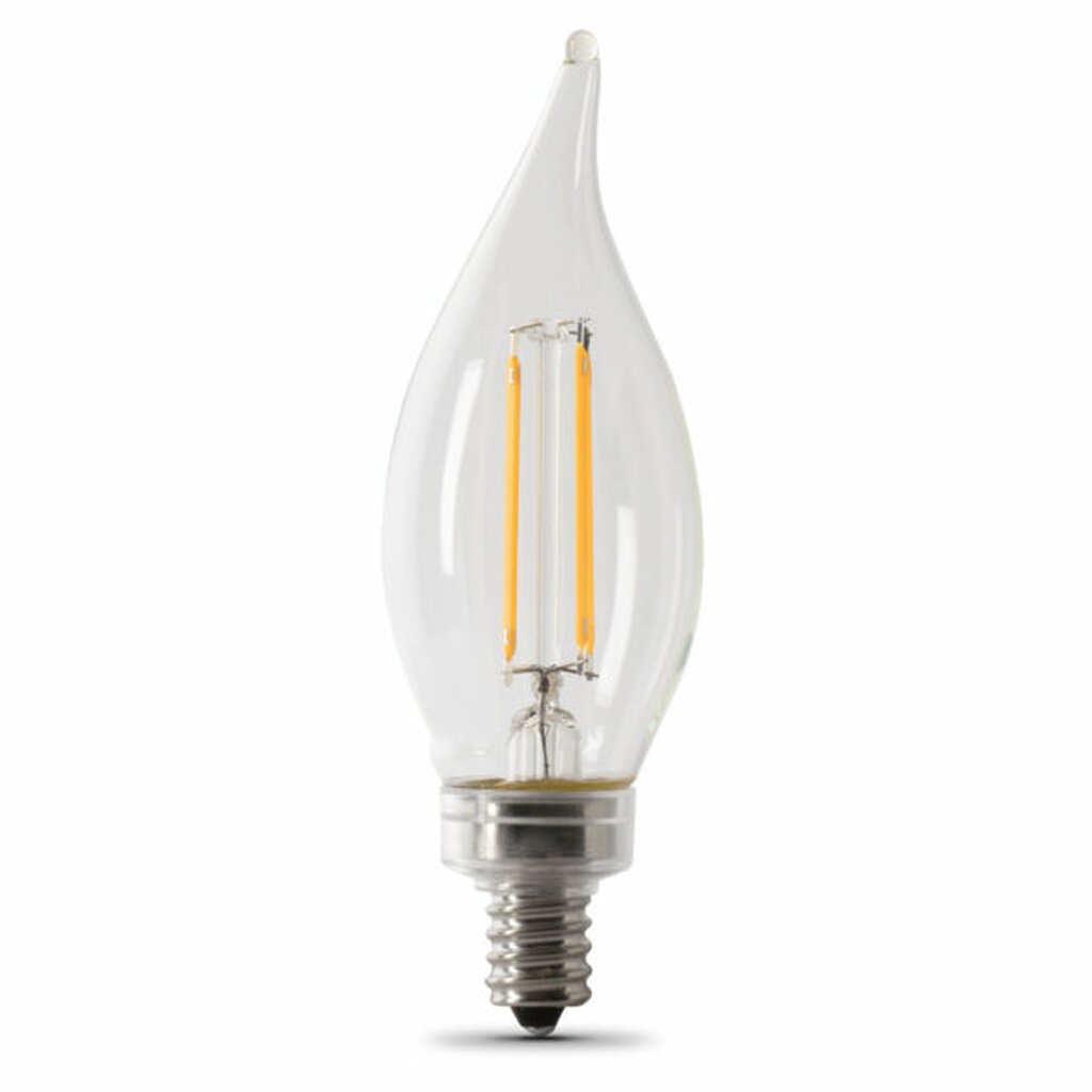 Feit Electric BPCFC40950CAFIL/2/RP 3.3W CA10 Daylight LED Light Bulb