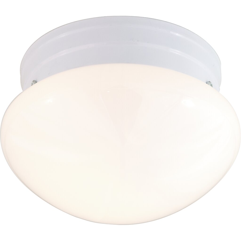 Satco SF77-062 Flush Mount Fixture 2 Light - 10" Flush with White