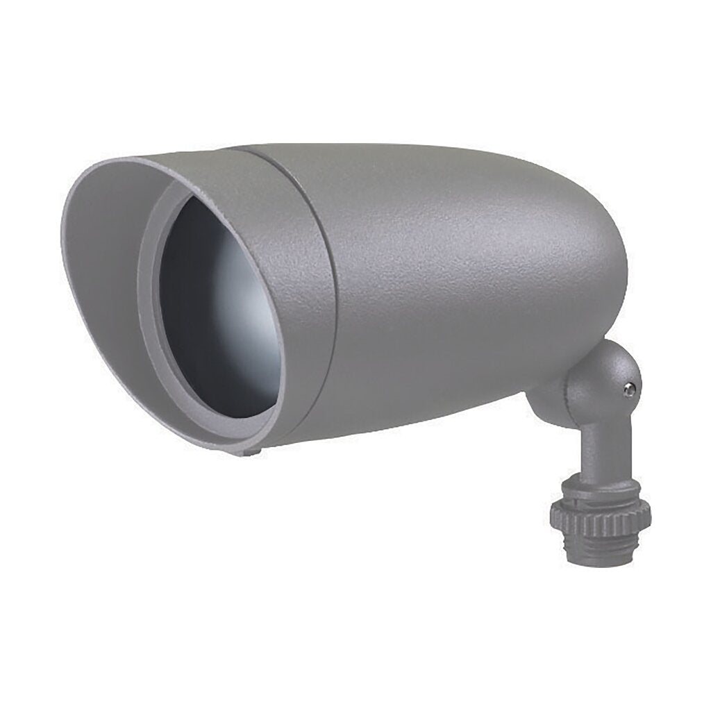 Satco 62-1202 6W LED Flood Light Fixture Landscape Flood Light; Gray