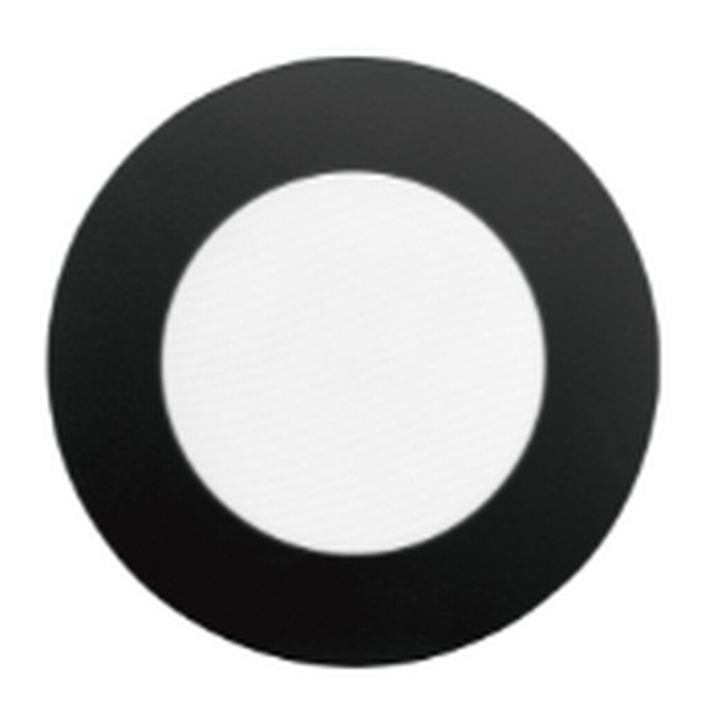 Halco 89112 LED Fixture 6in Round Smooth Baffle Black Replacement Trim