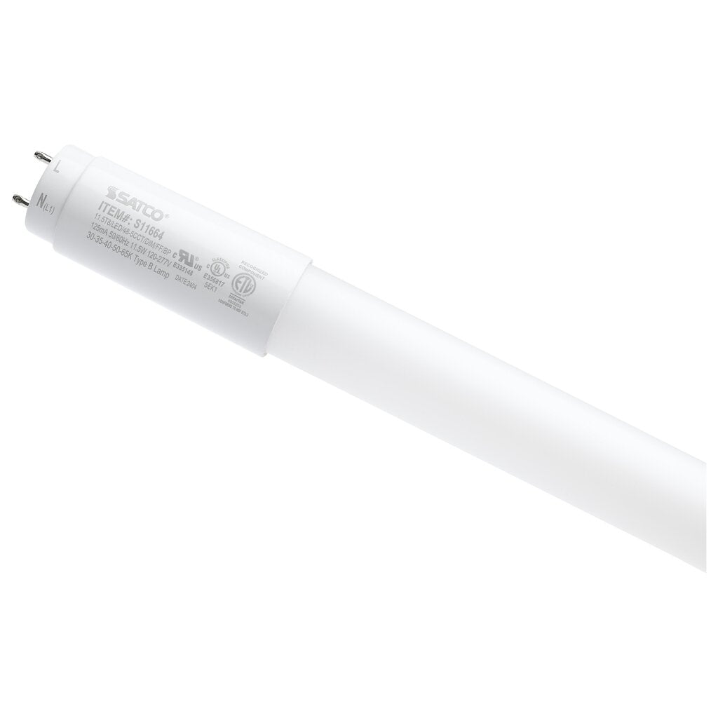SATCO S11664 11.5W T8 LED Light Bulb