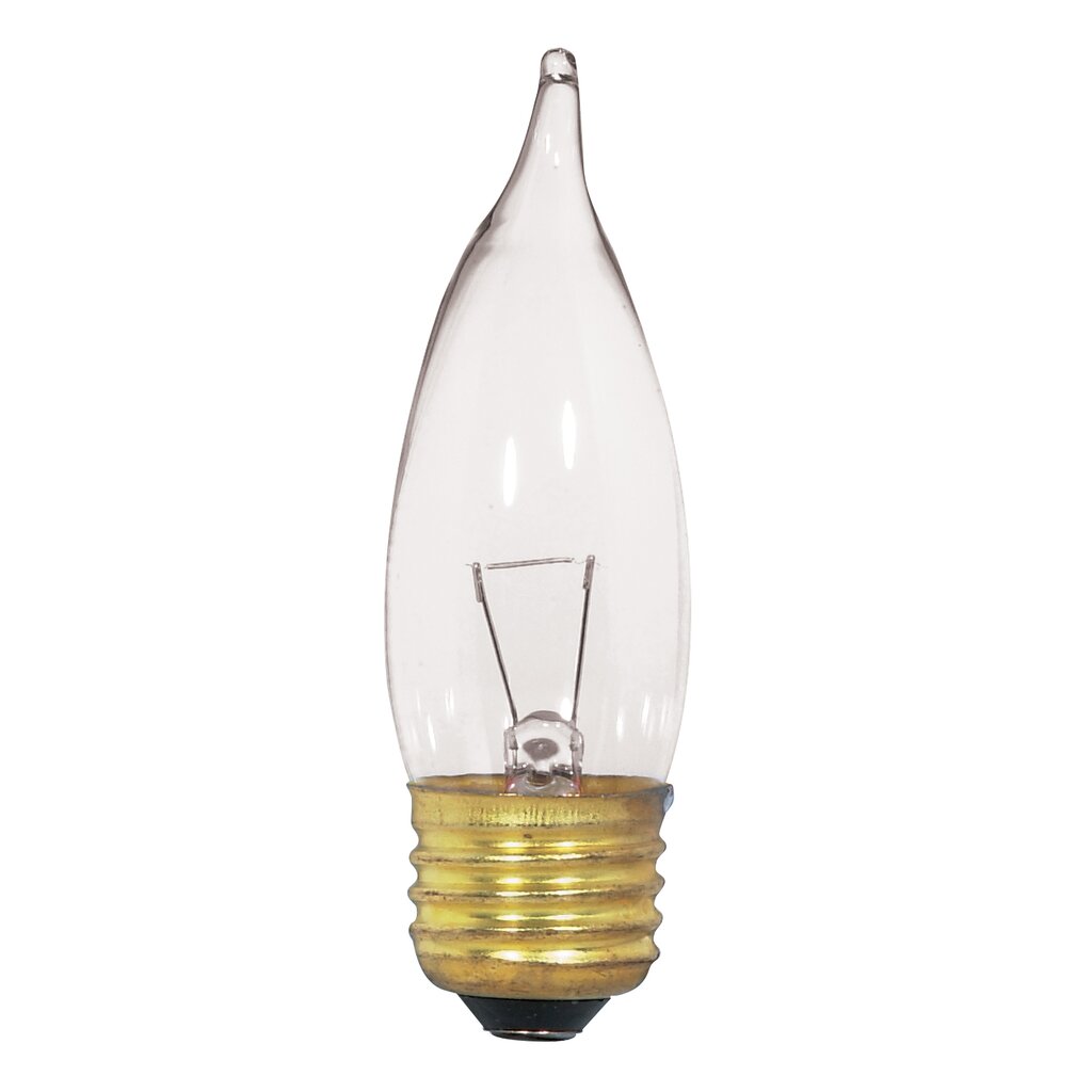 SATCO S3869 25W CA10 Incandescent Light Bulb