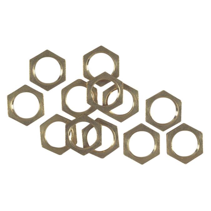 Westinghouse 7017200 LAMP ACCESSORY 12 Hex Nuts Solid Brass