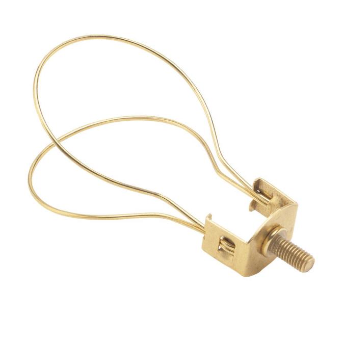 Westinghouse 7021900 Clip-On Lamp Adapter Brass Finish Accessories