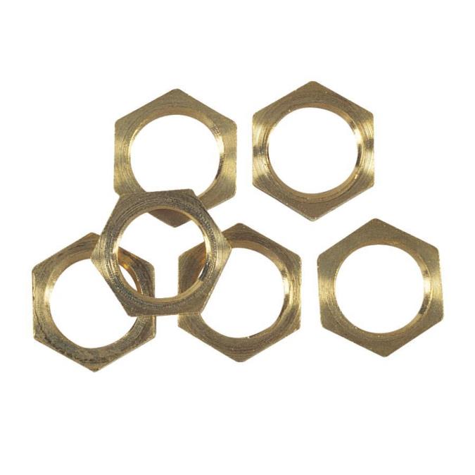 Westinghouse 7062100 LAMP ACCESSORY 6 Hex Nuts Solid Brass Accessories