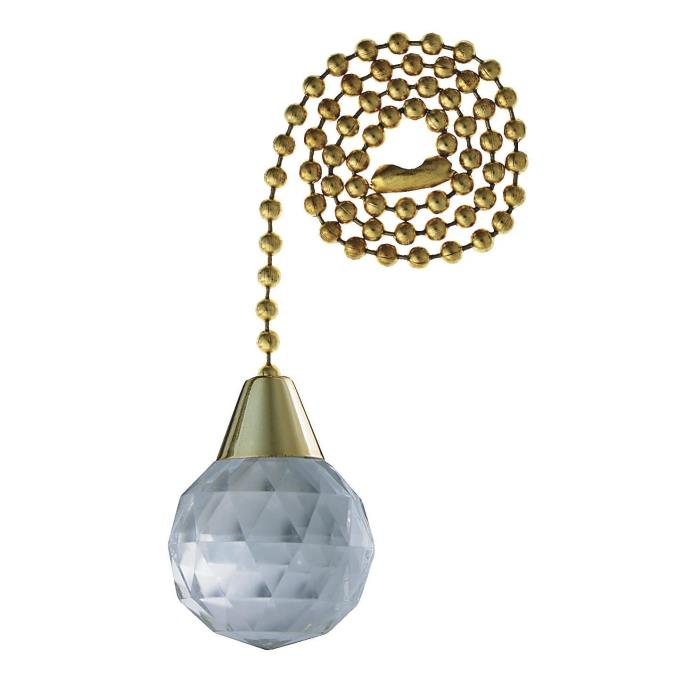 Westinghouse 7708400 Prismatic Acrylic Sphere Polished Brass Finish