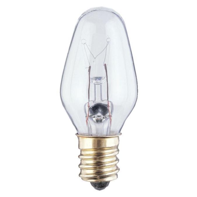 Westinghouse 0479400 4W C7 Incandescent Light Bulb