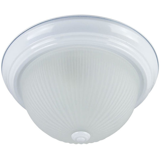 Sunlite 04586-SU Fixture 13" Decorative Dome Ceiling Smooth White