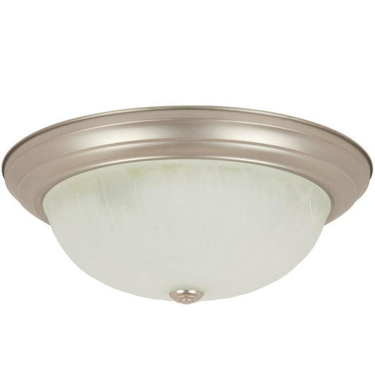 Sunlite 04588-SU Decorative Dome Fixture 13" Ceiling Brushed Nickel