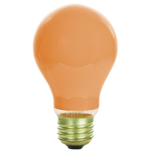 Sunlite 01165-SU 40W A19 Orange Incandescent Light Bulb