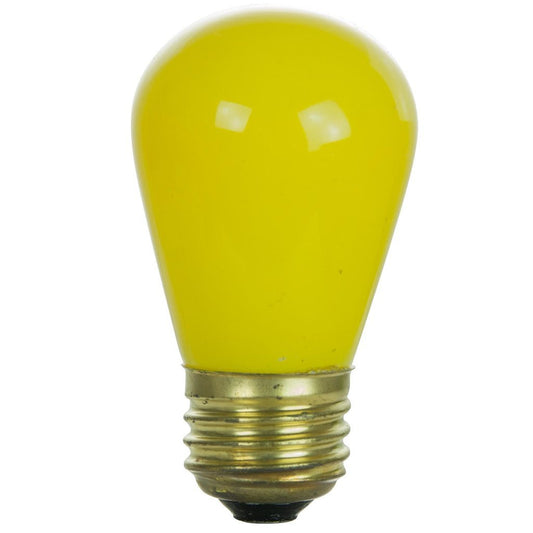 Sunlite 41480-SU 11W S14 Yellow Incandescent Light Bulb