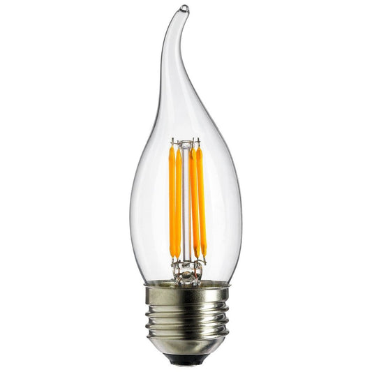 Sunlite 80449 2PK 4W Clear White Light Bulb