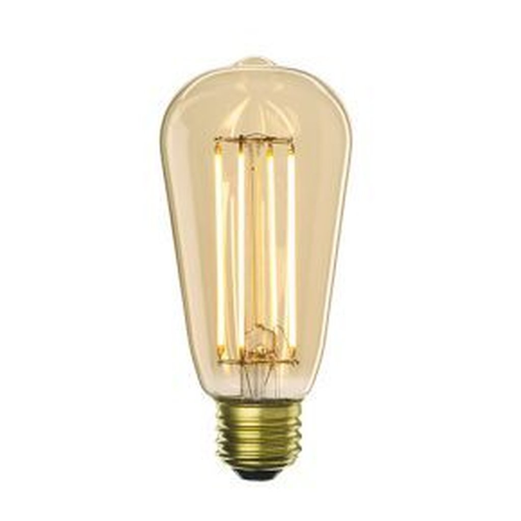 2 pack - Bulbrite 861422 8.5W ST18 Warm White LED Light Bulb