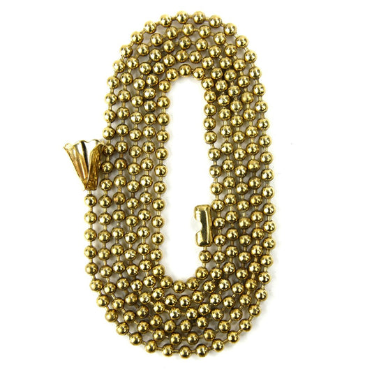 Sunlite 04000-SU Pull Chain E170 Brass Beaded Chain