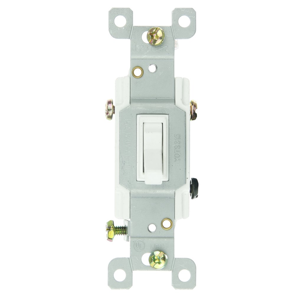 Sunlite 08110-SU Toggle Switch 3W E507 3 Way Grounded White