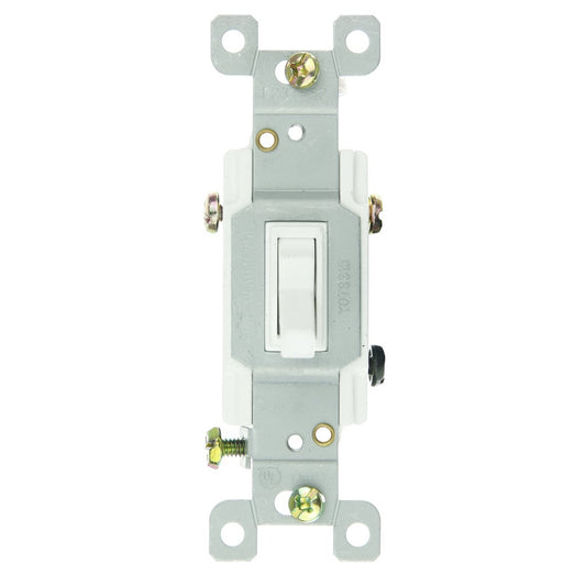 12 pack - Sunlite 08110-SU Toggle Switch 3W E507 3 Way Grounded White