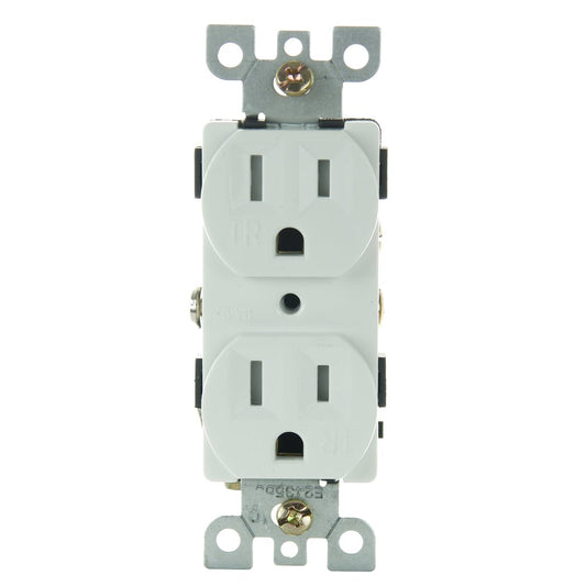 Sunlite 08157-SU Receptacle E556/WH 15A Tamper Resistant Deplex White