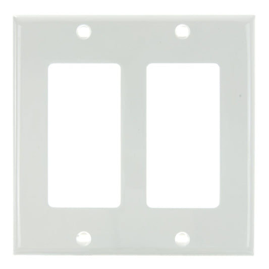 Sunlite 50727-SU Wall Plate E302/W 2 Gang Decorative Switch and