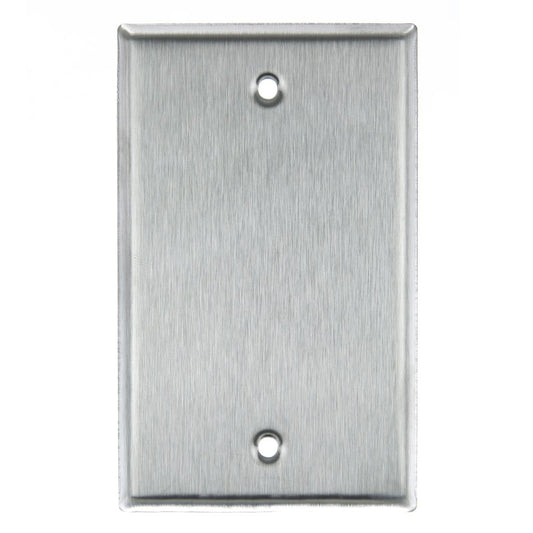 12 pack - Sunlite 50768-SU Wall Plate E401/S 1 Gang Blank Switch and