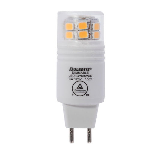 Bulbrite 861360 (770560) 3W T4 Soft White LED Light Bulb