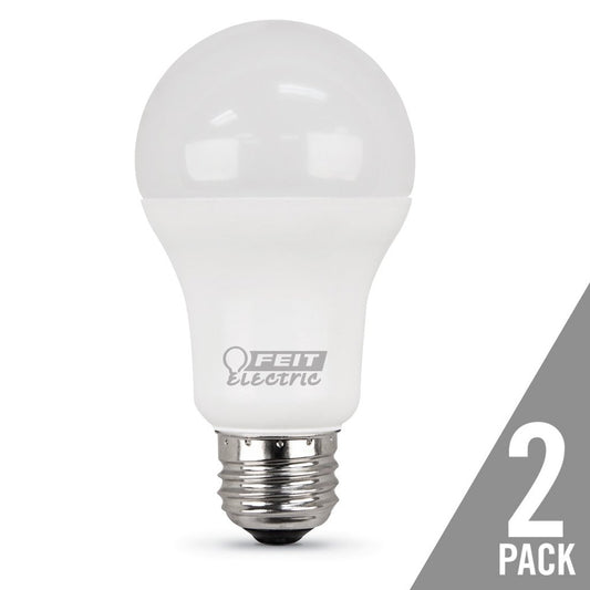 Feit Electric A1600/827/10KLED/2 14.7W A19 White LED Light Bulb