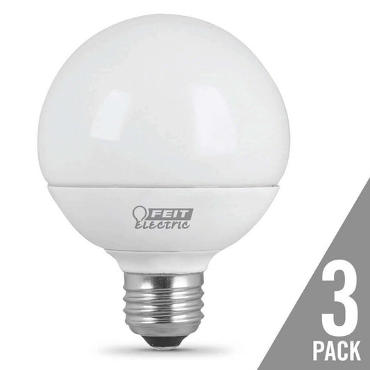 Feit Electric G2540/10KLED/3 5W G25 White LED Light Bulb