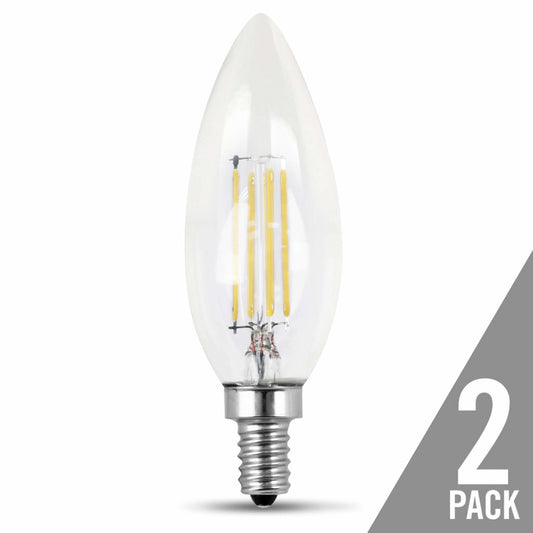 Feit Electric BPCTC25827/LED/2/CAN 3W B11 LED Light Bulb