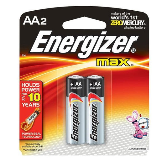 2 pack - Energizer E91BP2EN AA Battery