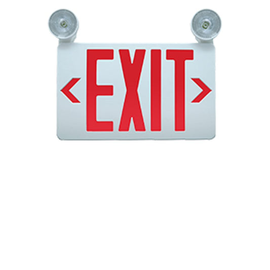 VLEDC-51-WH-R4 LED Exit Fixture Universal Compact Thermoplastic